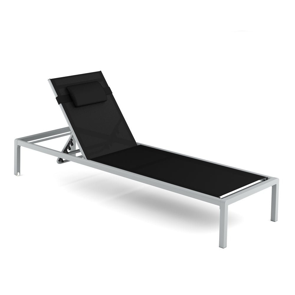 Sedia a sdraio GABBY antracite/grigio