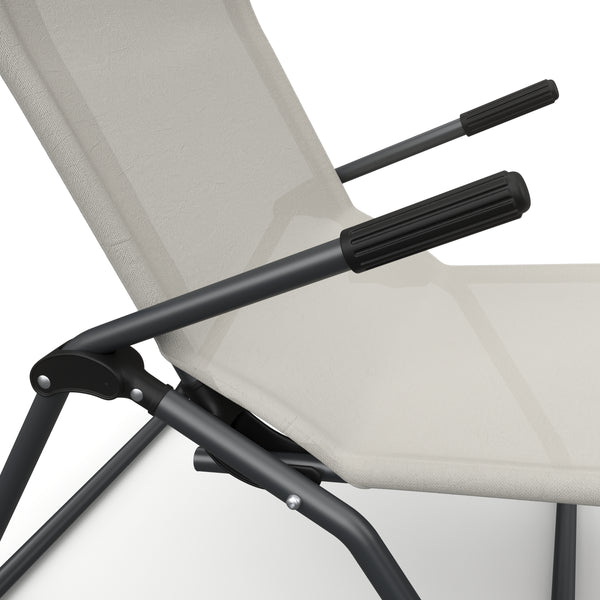Liegestuhl Beach Chair - Doppelpack (beige)
