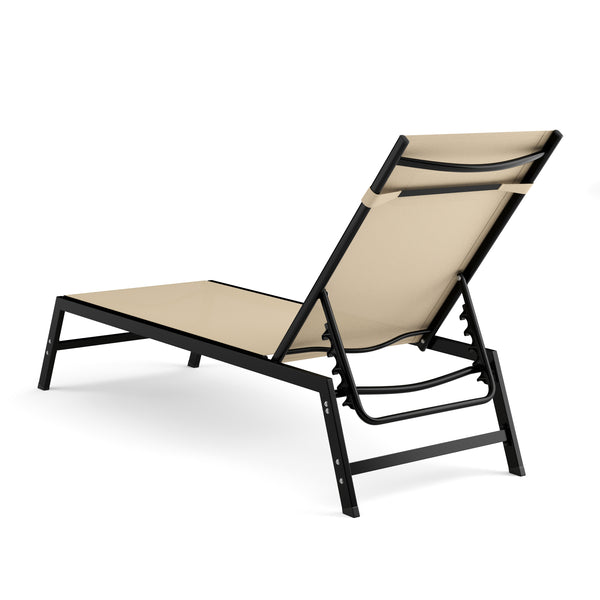 Liegestuhl ADDISON beige