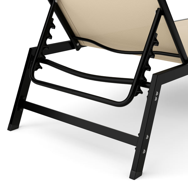 Liegestuhl ADDISON beige