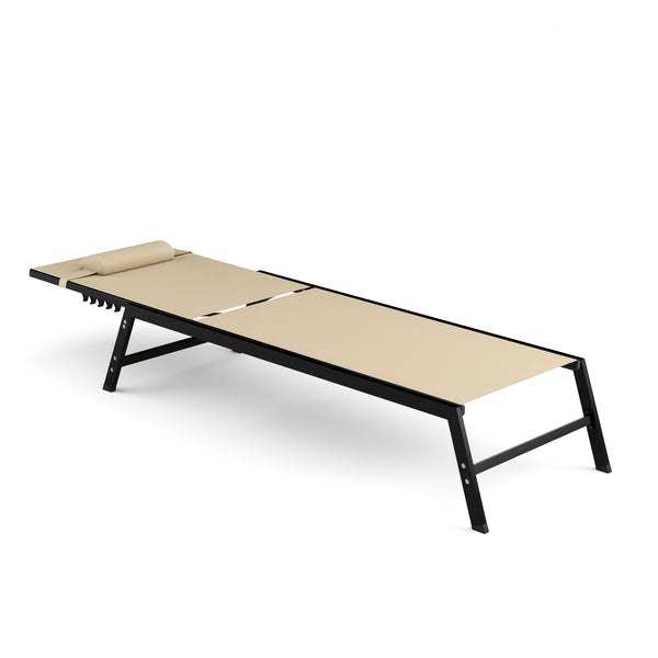 Liegestuhl ADDISON beige