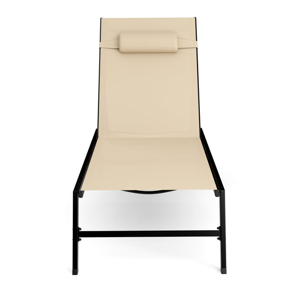 Liegestuhl ADDISON beige