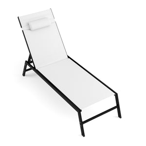 Liegestuhl ADDISON creme