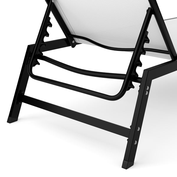 Liegestuhl ADDISON creme