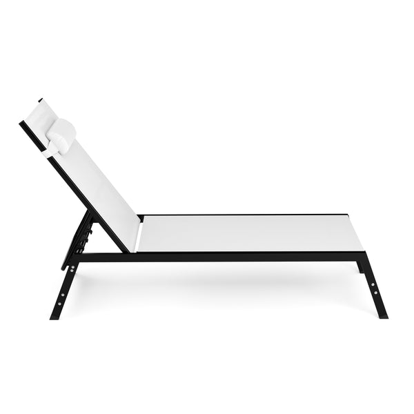 Liegestuhl ADDISON creme