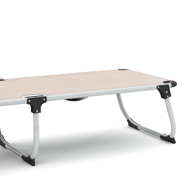 Liegestuhl ATHENA beige