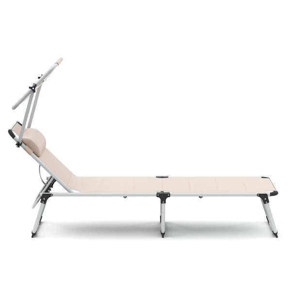Liegestuhl ATHENA beige