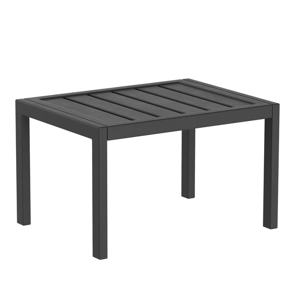Liegestuhl BEXLEY 2er Set mit Tisch anthrazit