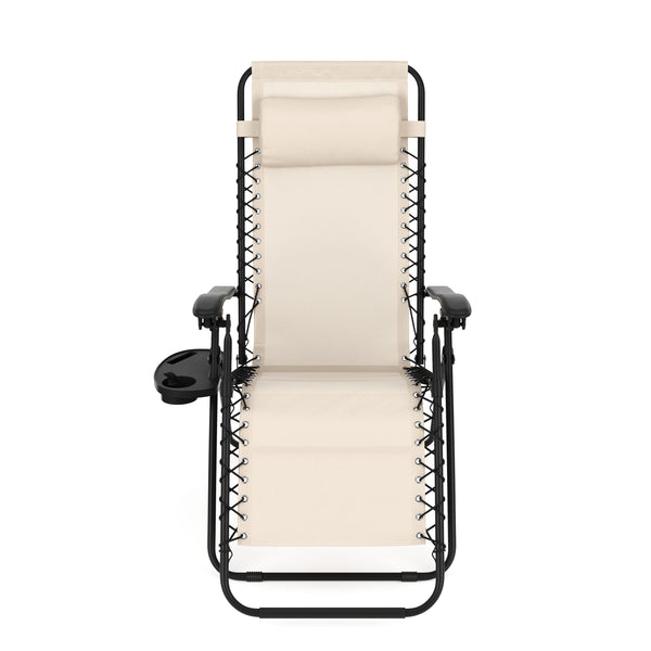 Liegestuhl Campingstuhl DELILAH beige