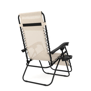 Liegestuhl Campingstuhl DELILAH beige