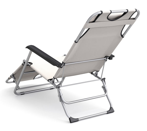 Liegestuhl Campingstuhl (beige)