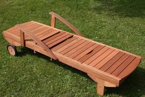 Sun lounger, garden lounger ~ mobile