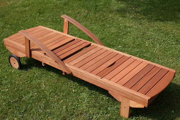 Sun lounger, garden lounger ~ mobile