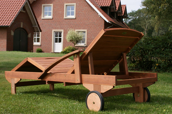 Sun lounger, garden lounger ~ mobile