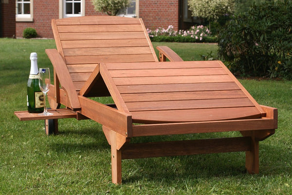 Sun lounger, garden lounger ~ mobile