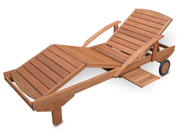 Sun lounger, garden lounger ~ mobile