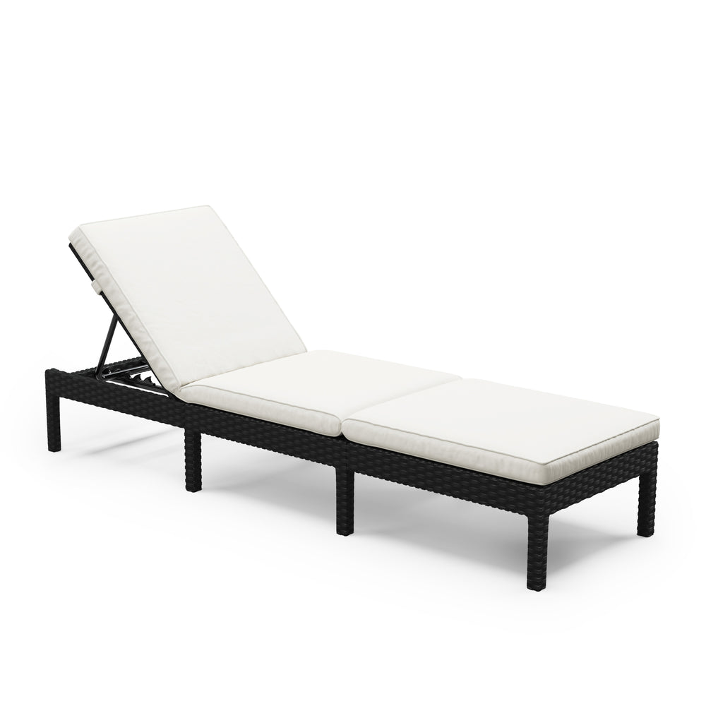Rattan garden lounger COSI