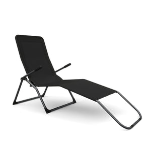 Liegestuhl Beach Chair - Doppelpack (schwarz)