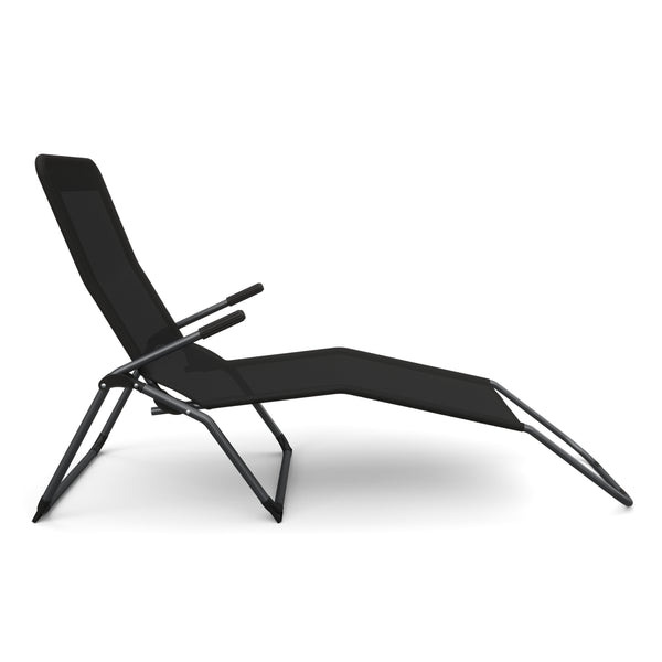 Liegestuhl Beach Chair - Doppelpack (schwarz)
