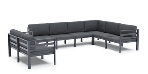 Lounge SAMBIA 8-teilig anthrazit