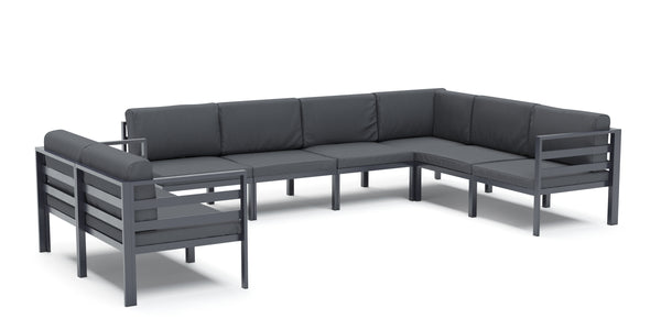 Lounge SAMBIA 8-teilig anthrazit