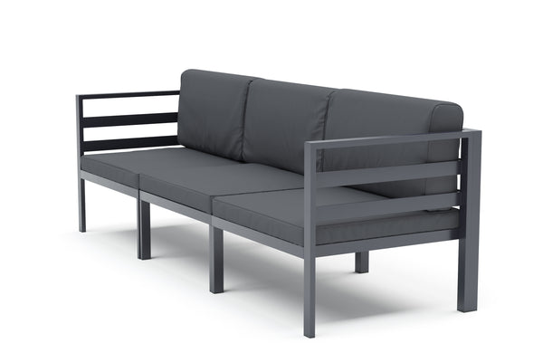 Lounge SAMBIA 3-teilig anthrazit