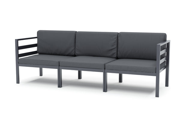 Lounge SAMBIA 3-teilig anthrazit