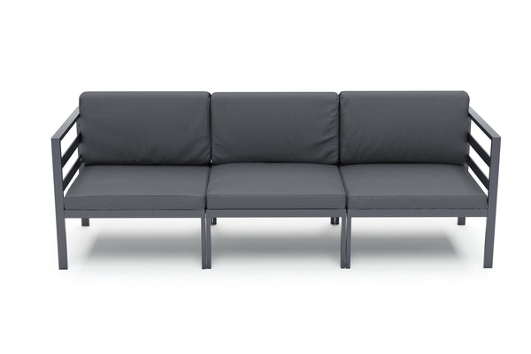 Lounge SAMBIA 3-teilig anthrazit