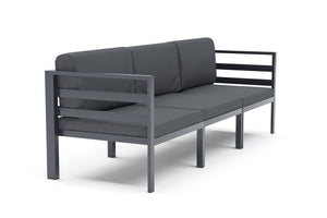 Lounge SAMBIA 3-teilig anthrazit