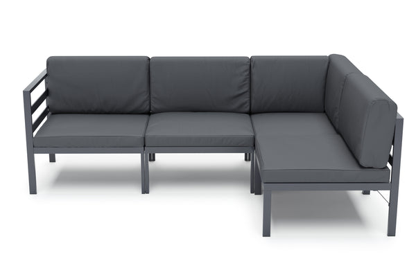 Lounge SAMBIA 4-teilig anthrazit