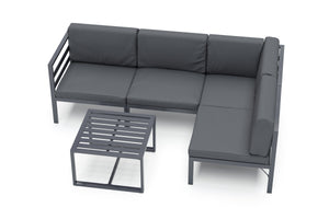 Lounge SAMBIA 5-teilig anthrazit