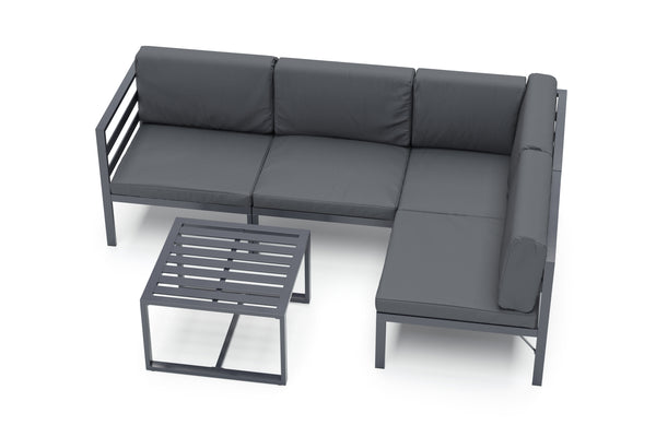 Lounge SAMBIA 5-teilig anthrazit