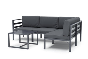 Lounge SAMBIA 5-teilig anthrazit