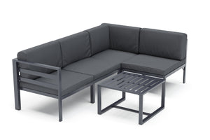 Lounge SAMBIA 5-teilig anthrazit