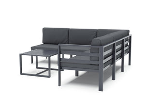 Lounge SAMBIA 6-teilig anthrazit