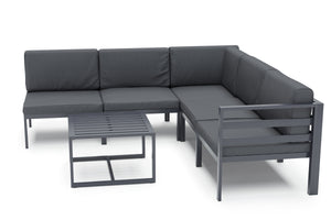 Lounge SAMBIA 6-teilig anthrazit