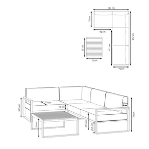 Lounge BARBADOS Holz