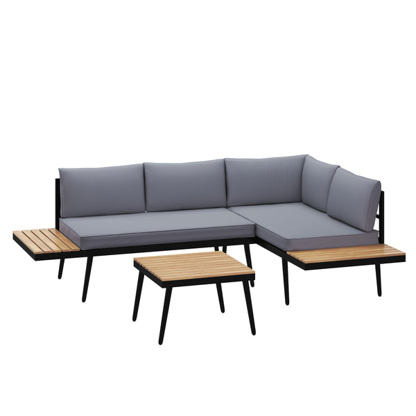 Lounge BRITANNICA anthrazit/schwarz