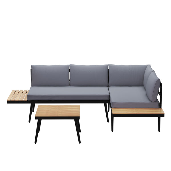 Lounge BRITANNICA anthrazit/schwarz