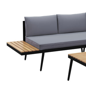 Lounge BRITANNICA anthrazit/schwarz
