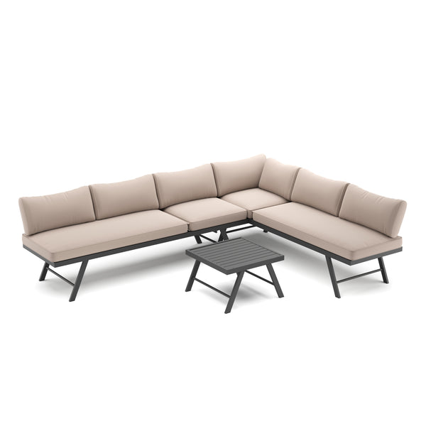 Lounge CALVI multifunktional beige/anthrazit