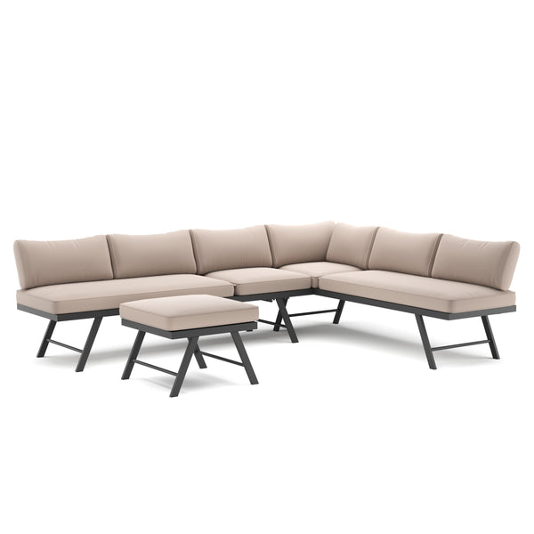 Lounge CALVI multifunktional beige/anthrazit