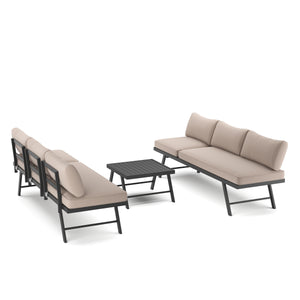 Lounge CALVI multifunktional beige/anthrazit