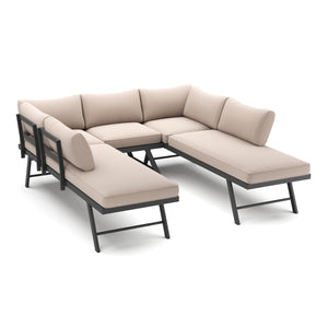 Lounge CALVI multifunktional beige/anthrazit