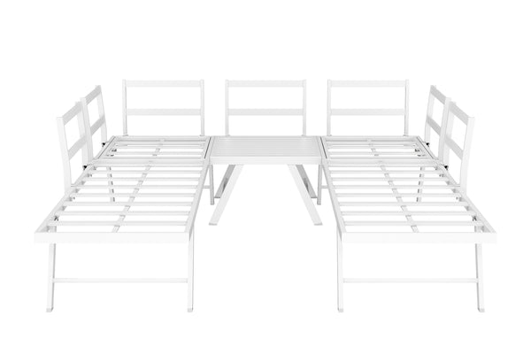 Lounge CALVI multifunktional beige/weiss