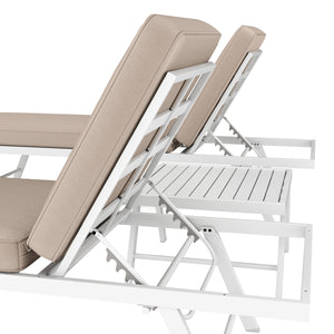 Lounge CALVI multifunktional beige/weiss