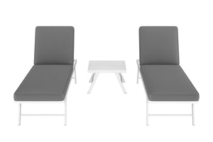 Lounge CALVI multifunktional anthrazit/weiss