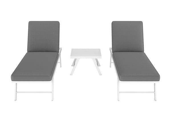 Lounge CALVI multifunktional anthrazit/weiss