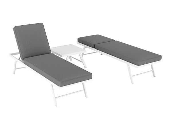 Lounge CALVI multifunktional anthrazit/weiss
