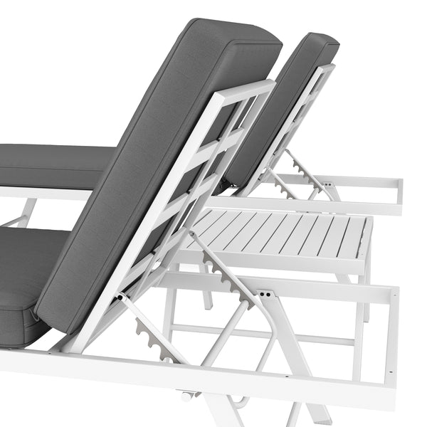 Lounge CALVI multifunktional anthrazit/weiss